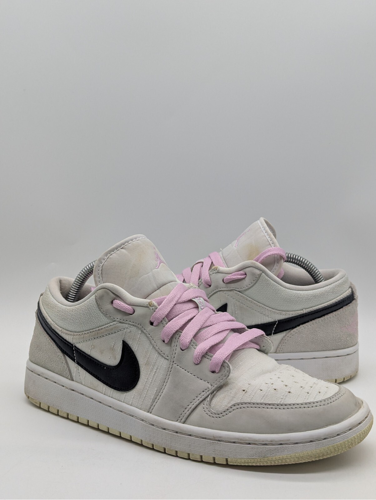 Nike Air Jordan 1 Low Se Barely Green Womens Size 10 Pink White Shoes Cz0776-300